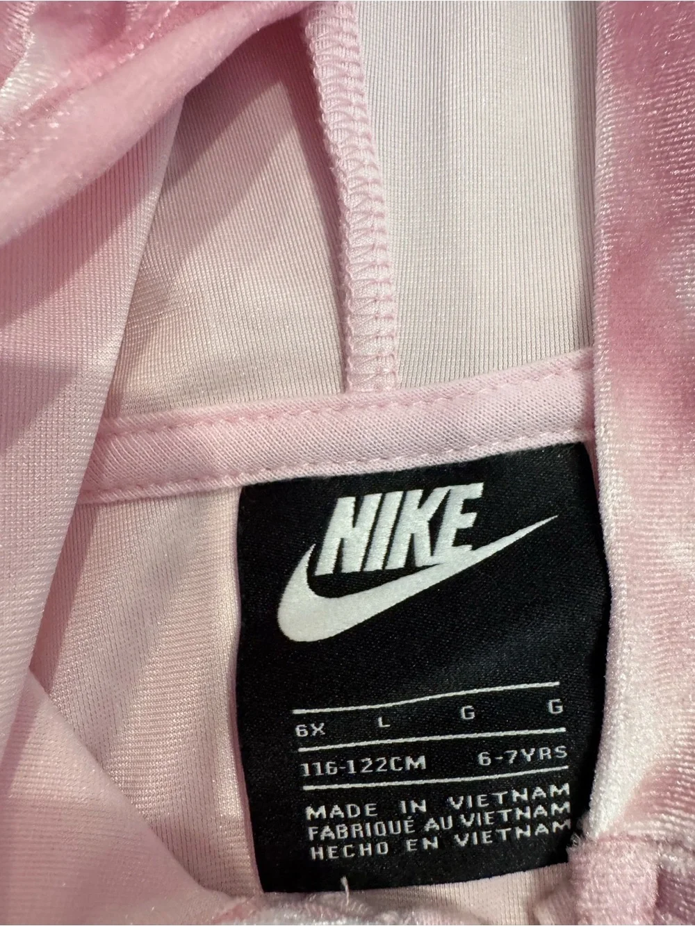 Nike Kids Pink Tie-Dye Zip Hoodie Jacket